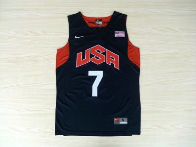 Russell Westbrook Nike Team USA 7 Olympic Basketball Men Jersey Blue